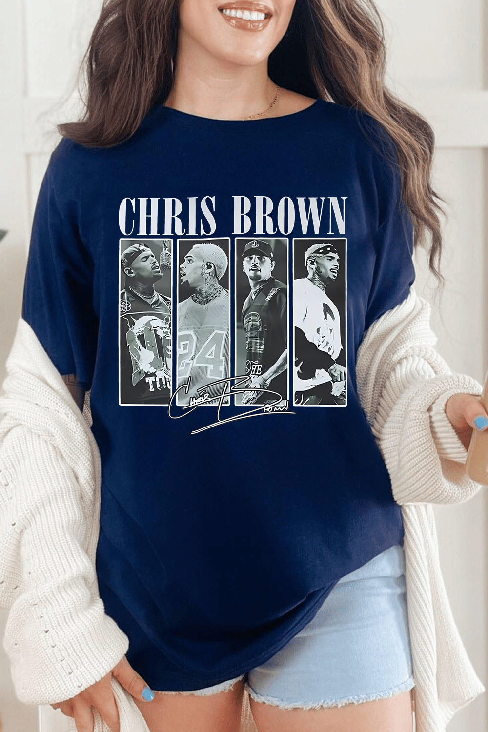 Female Fit Chris Brown Concert Merchandise Tee
