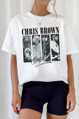 Female Fit Chris Brown Concert Merchandise Tee