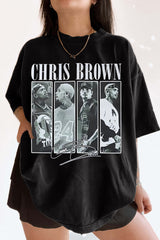 Female Fit Chris Brown Concert Merchandise Tee