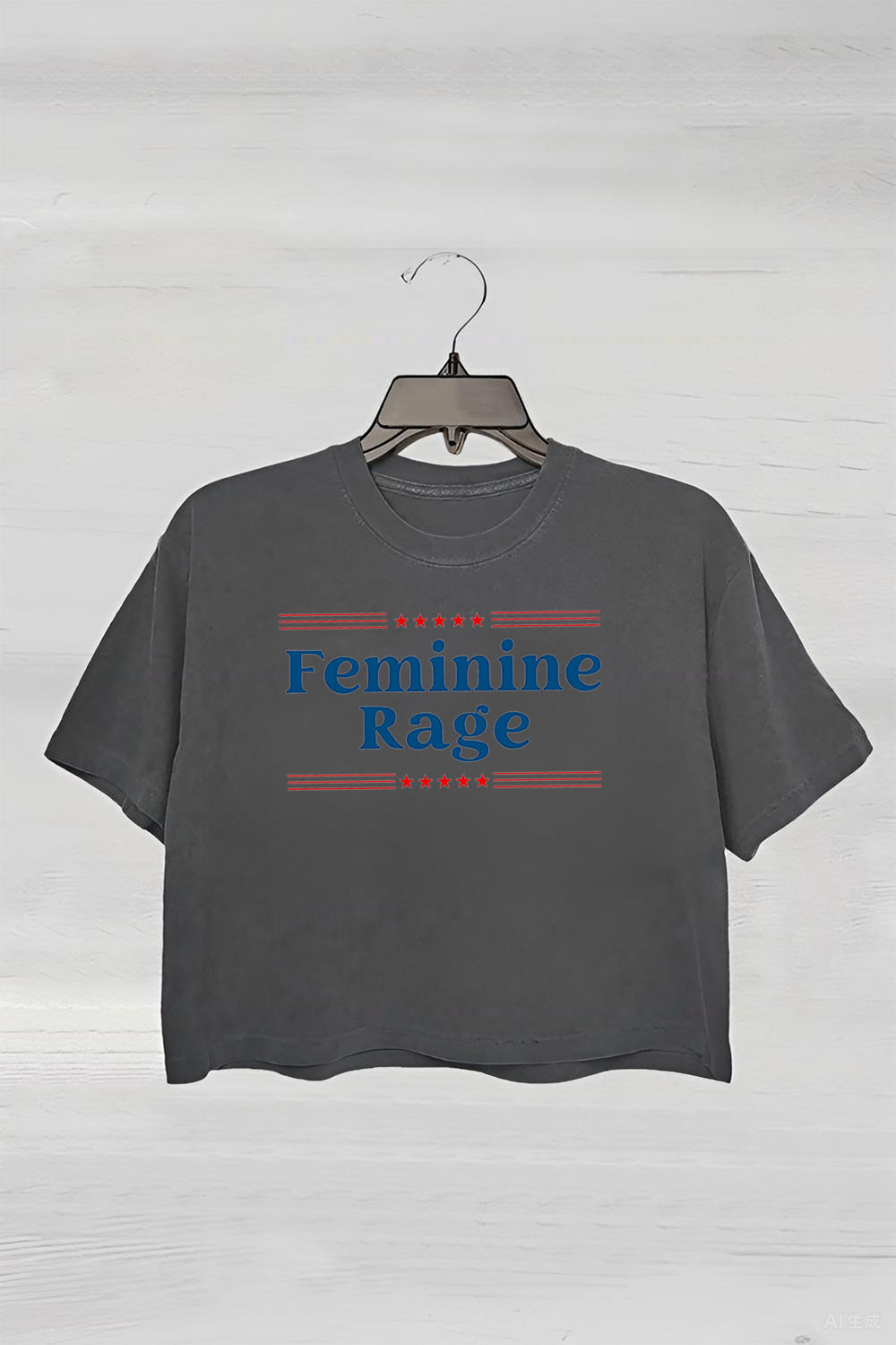Feminine Rage Teacher Crop Top For Women