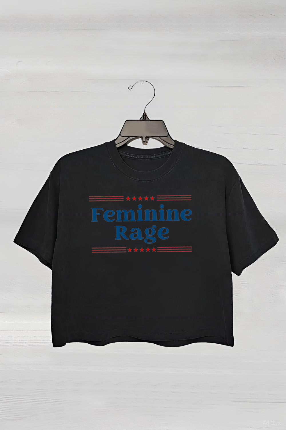 Feminine Rage Teacher Crop Top For Women