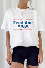 Feminine Rage Teacher Tee For Women