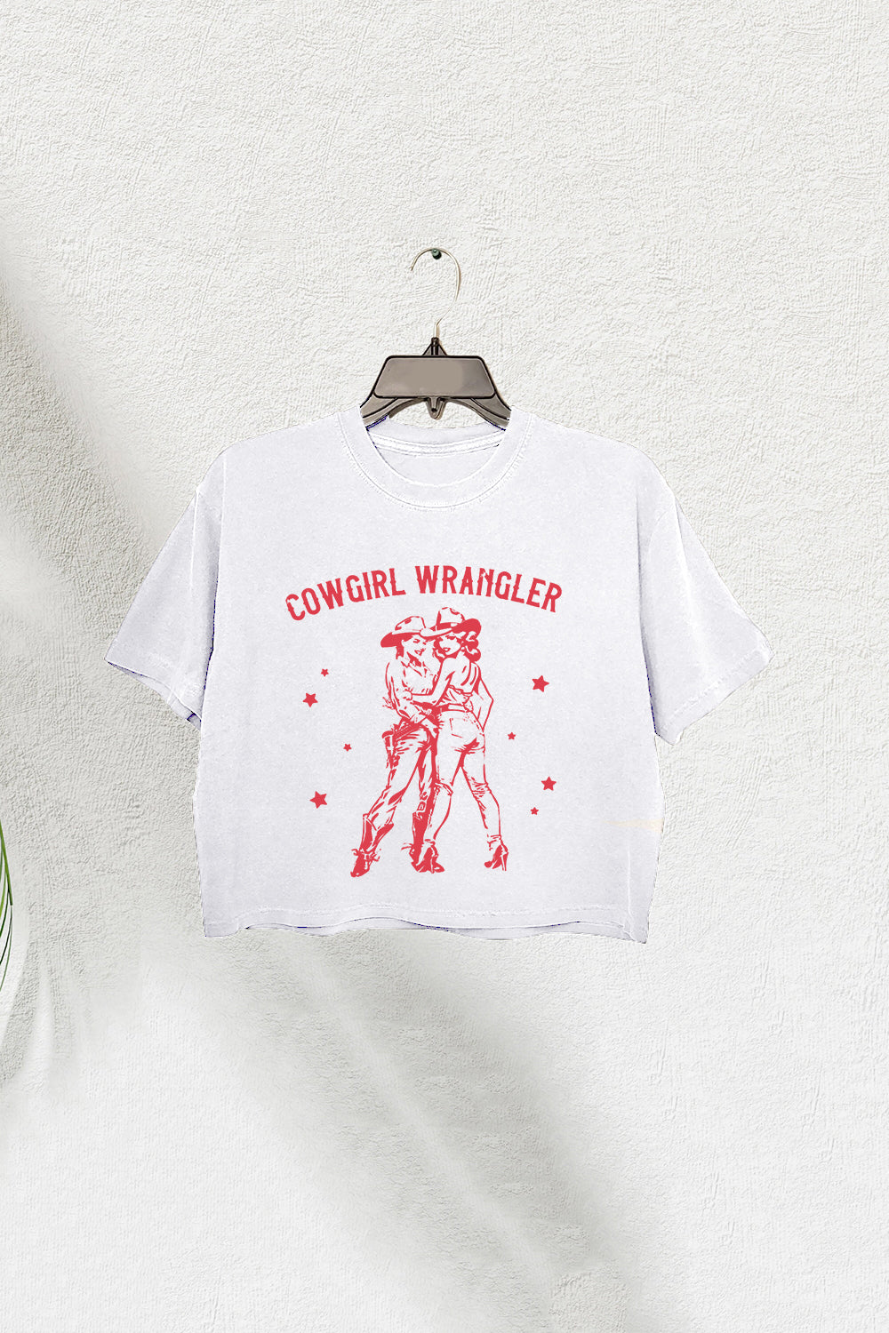 Gay Cowgirl Lesbian Aesthetic Cropped Tee for Women
