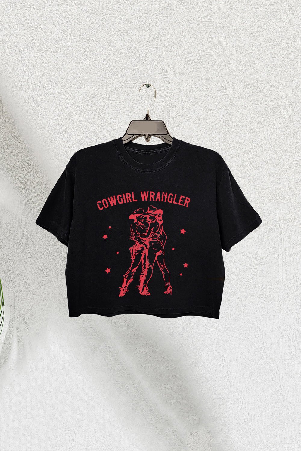 Gay Cowgirl Lesbian Aesthetic Cropped Tee for Women