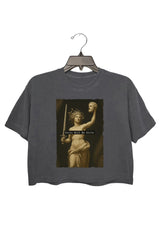 Girls Will Be Girls Themed Medusa Crop Top for Women