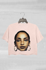 SADE ADU Cropped Tee for Women with Graphic