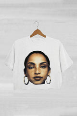 SADE ADU Cropped Tee for Women with Graphic