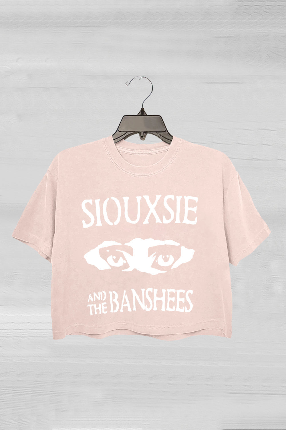 Siouxsie And The Banshees Inspired Women's Goth Crop Tee