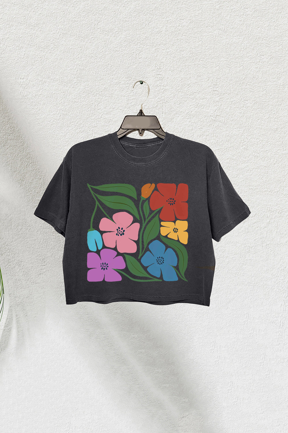 Subtle Design Gay Pride Crop Tee for Women