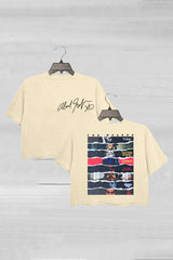 The Weeknd Hurry Up Tomorrow Crop Tee for Women Album Design