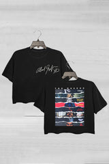 The Weeknd Hurry Up Tomorrow Crop Tee for Women Album Design