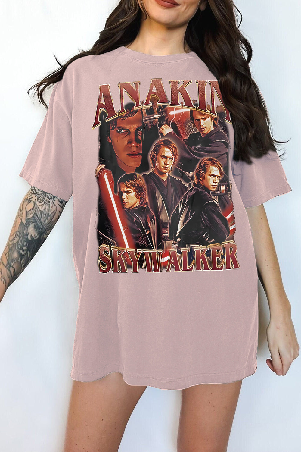 Vintage 90s Style Anakin Skywalker T-Shirt for Women