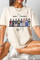Women's Bad Bunny DTMF Album Graphic Tee