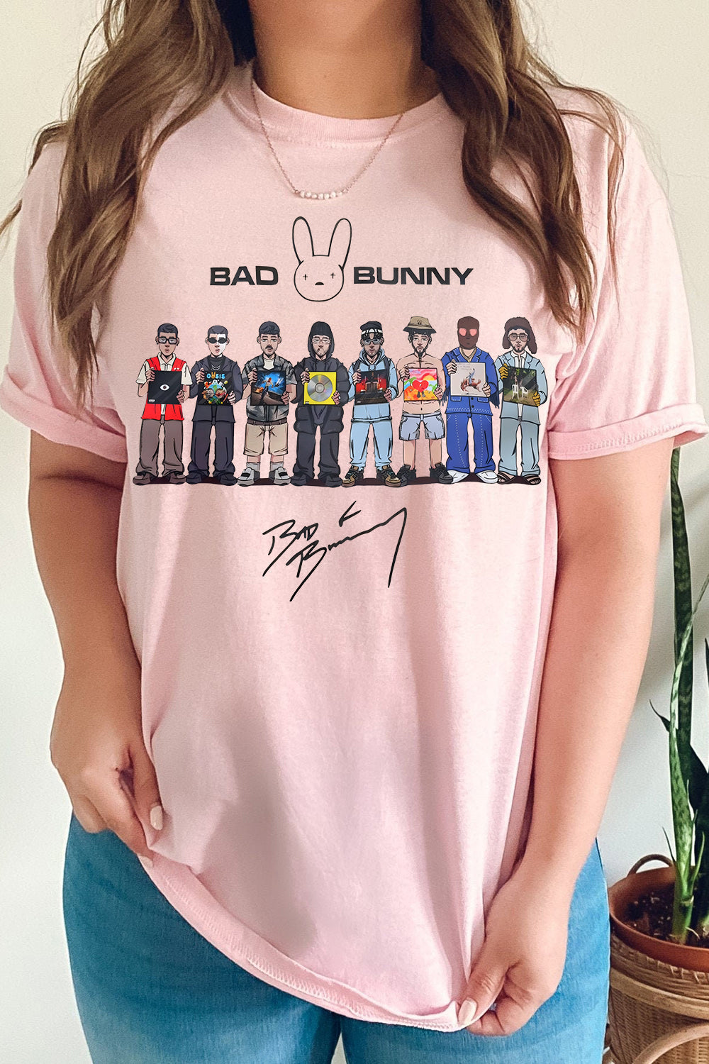 Women's Bad Bunny DTMF Album Graphic Tee