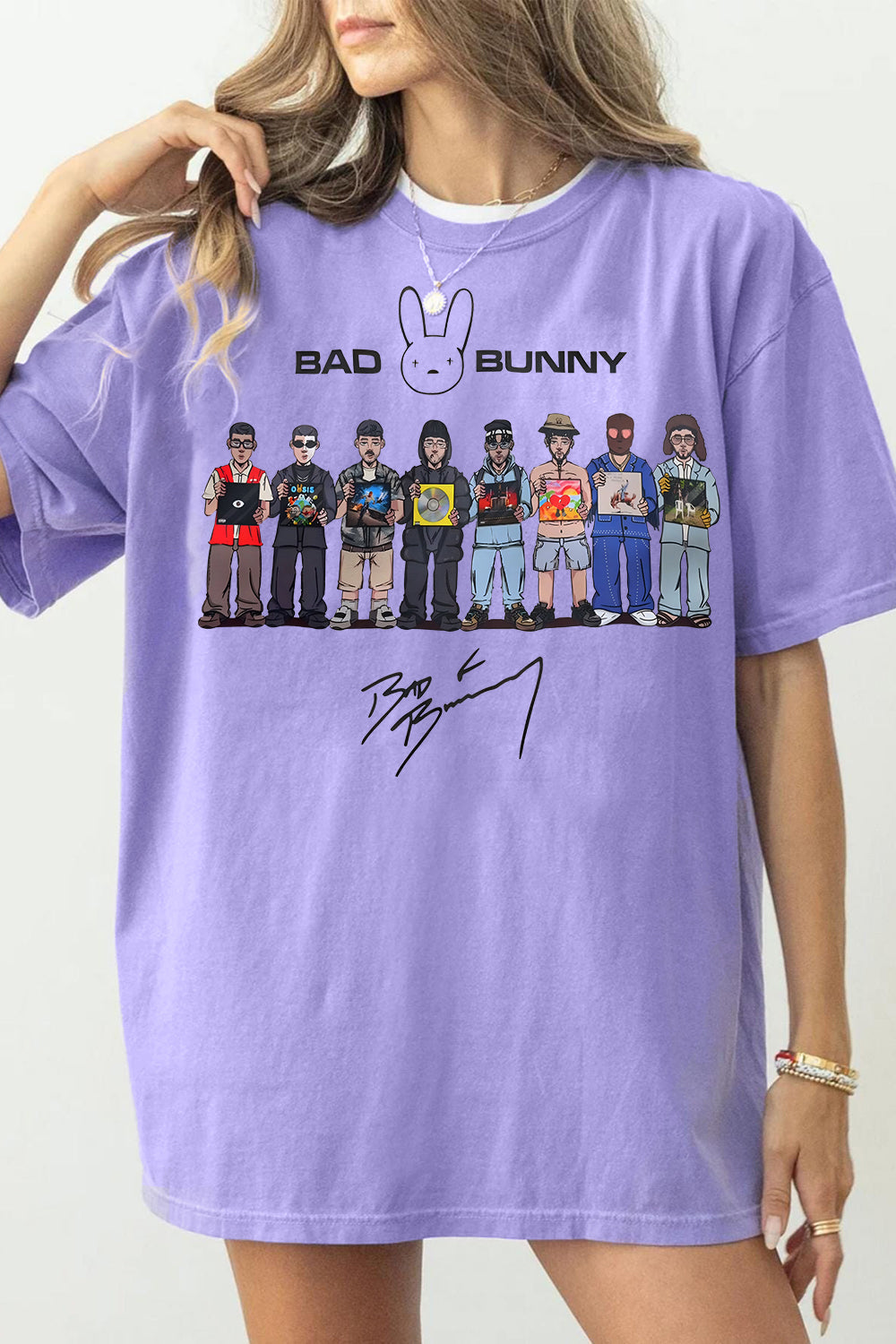 Women's Bad Bunny DTMF Album Graphic Tee