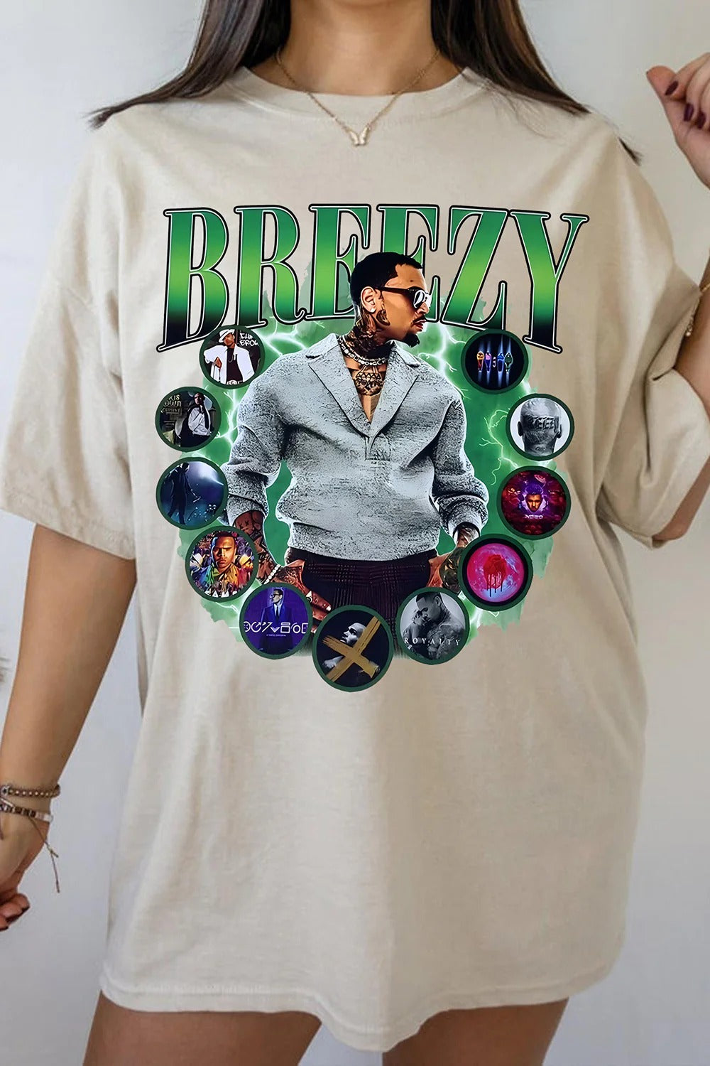 Women's Breezy 1111 Tour Shirt Featuring Chris Brown