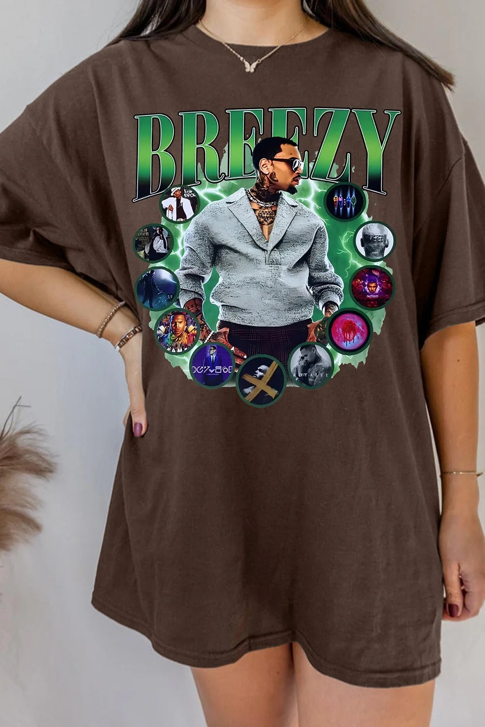 Women's Breezy 1111 Tour Shirt Featuring Chris Brown