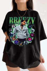 Women's Breezy 1111 Tour Shirt Featuring Chris Brown