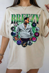 Women's Breezy 1111 Tour Shirt Featuring Chris Brown