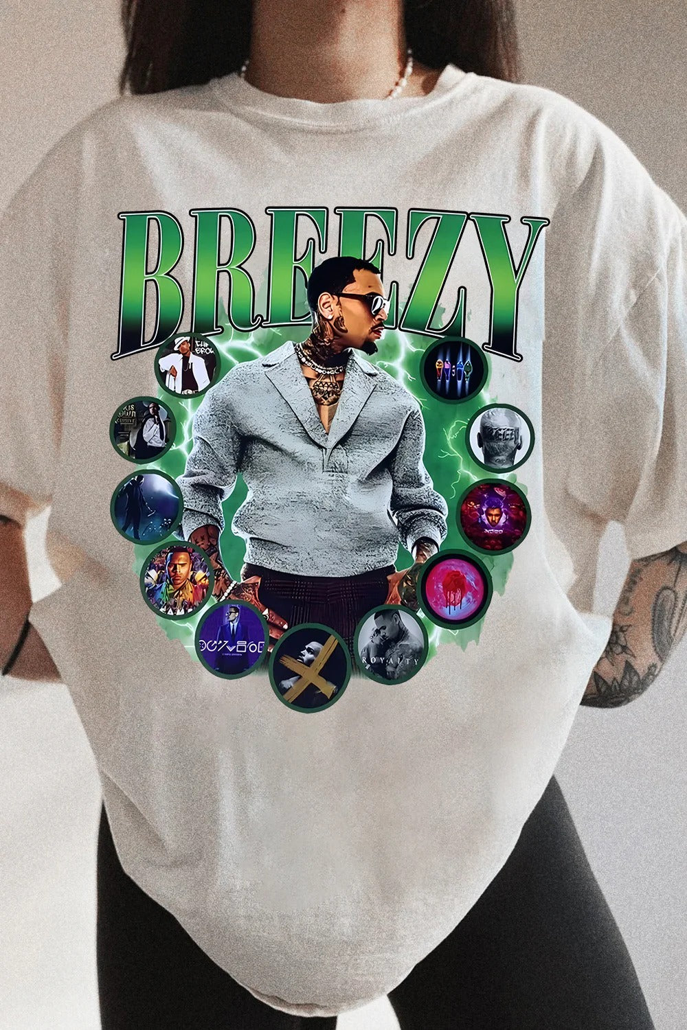 Women's Breezy 1111 Tour Shirt Featuring Chris Brown
