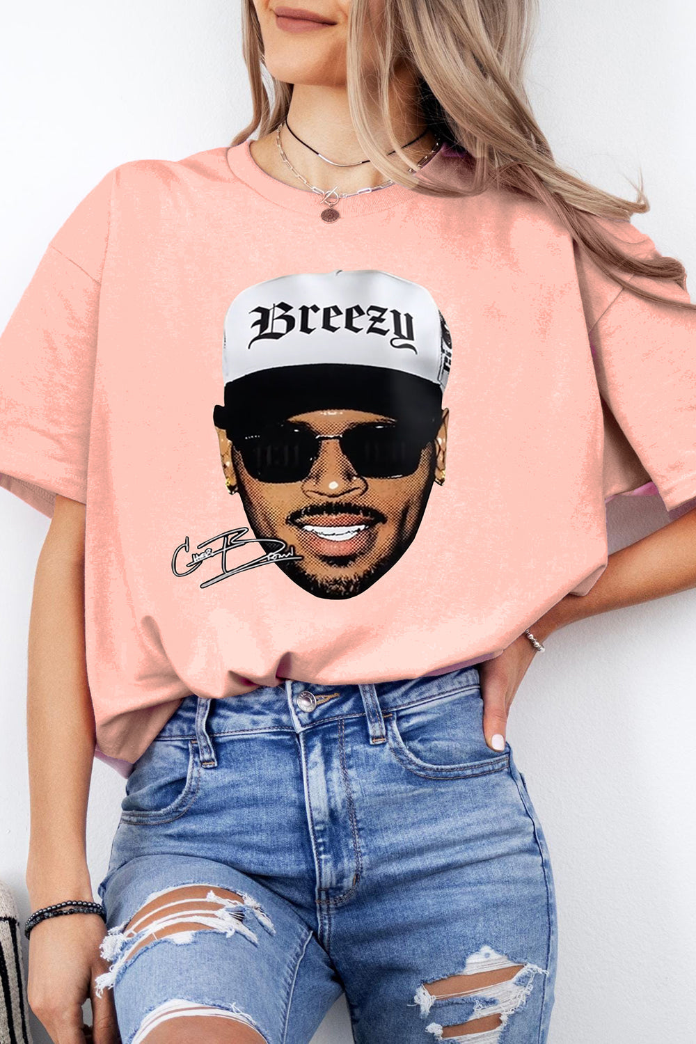 Women's Breezy Chris Brown Tour Merch Tee