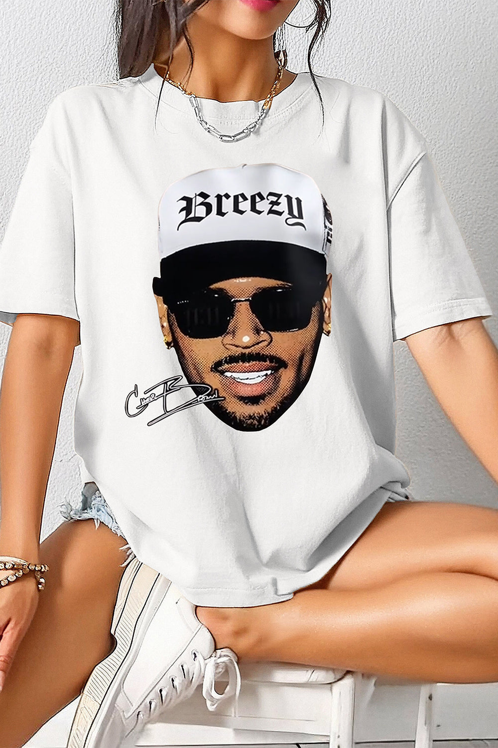 Women's Breezy Chris Brown Tour Merch Tee