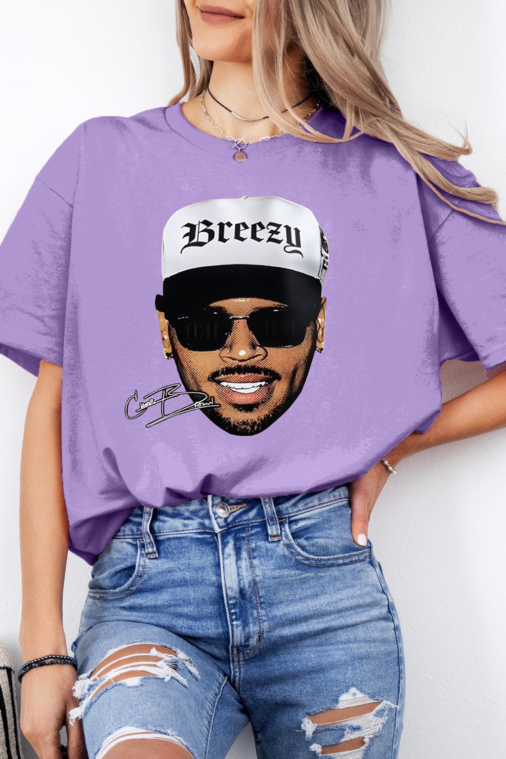 Women's Breezy Chris Brown Tour Merch Tee