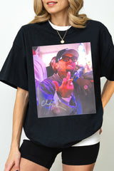 Women's Chris Brown Breezy Tour Tee with Bold Graphic