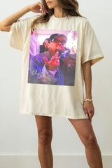 Women's Chris Brown Breezy Tour Tee with Bold Graphic