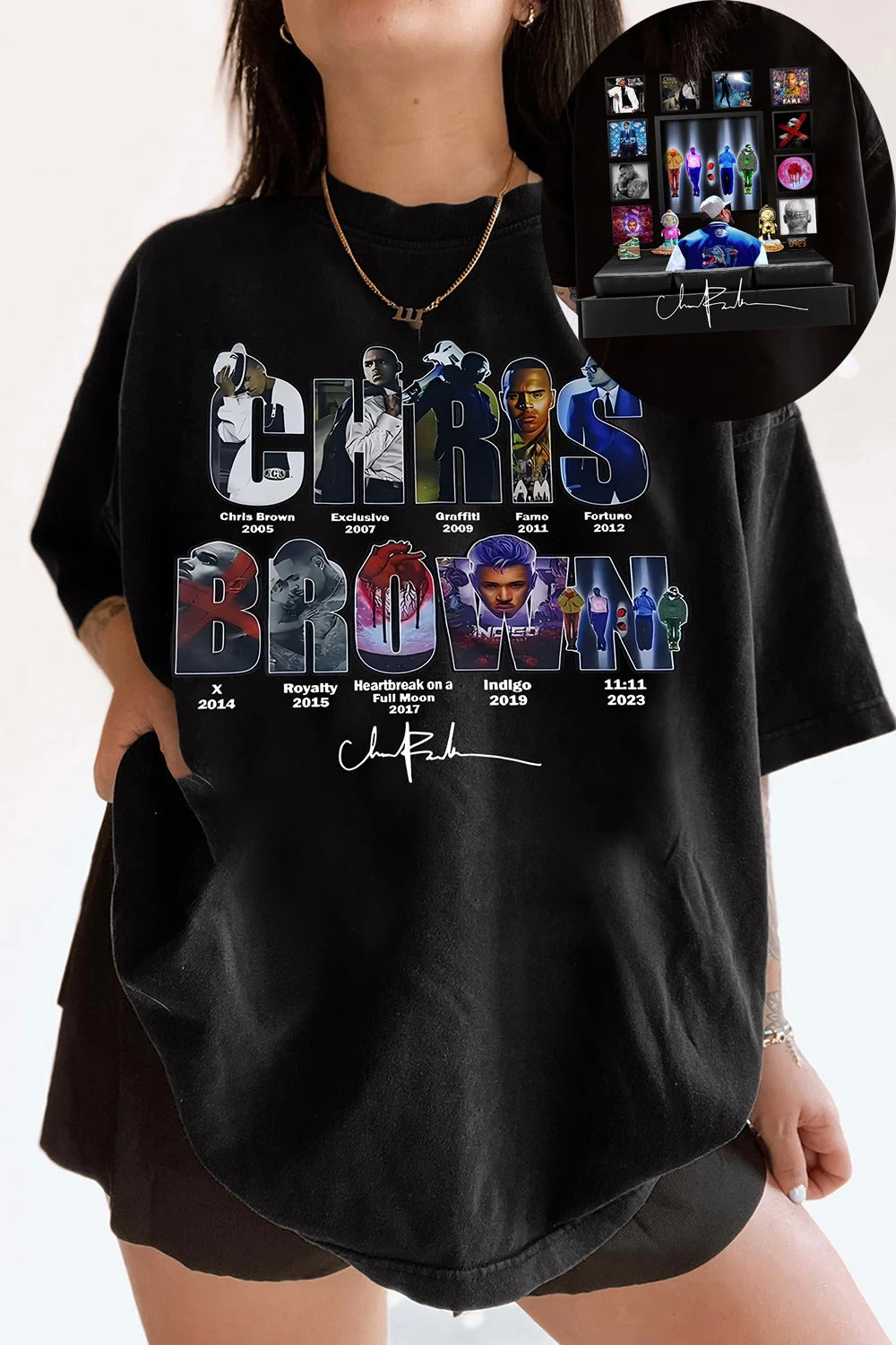 Women's Chris Brown Live Concert Graphic Shirt