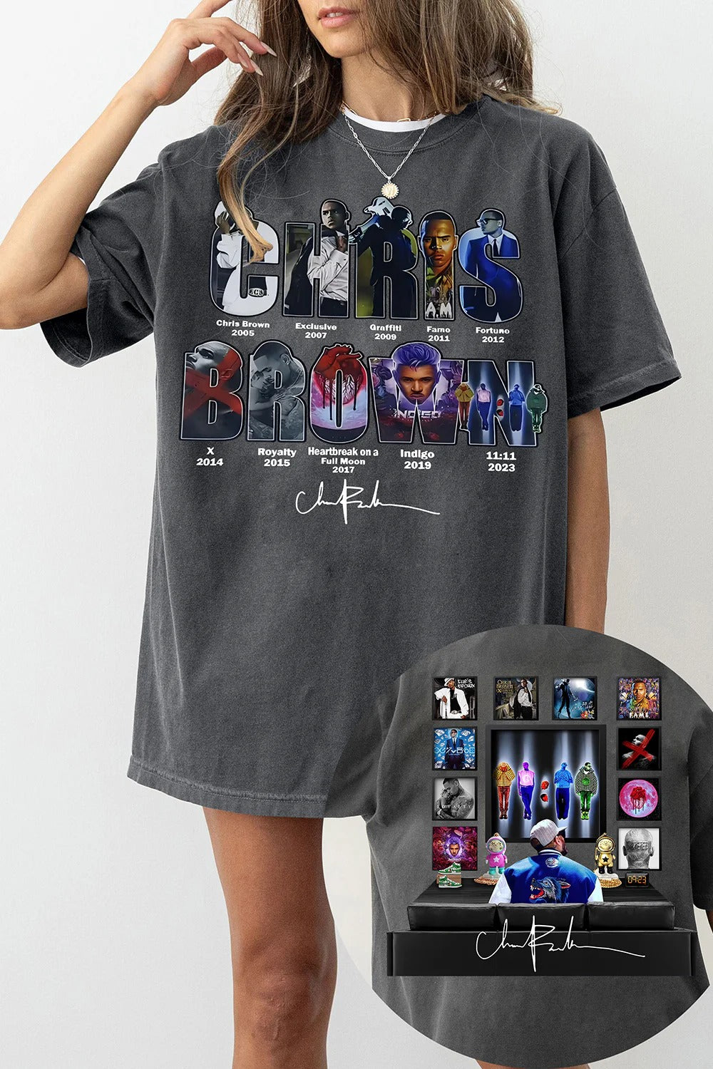 Women's Chris Brown Live Concert Graphic Shirt