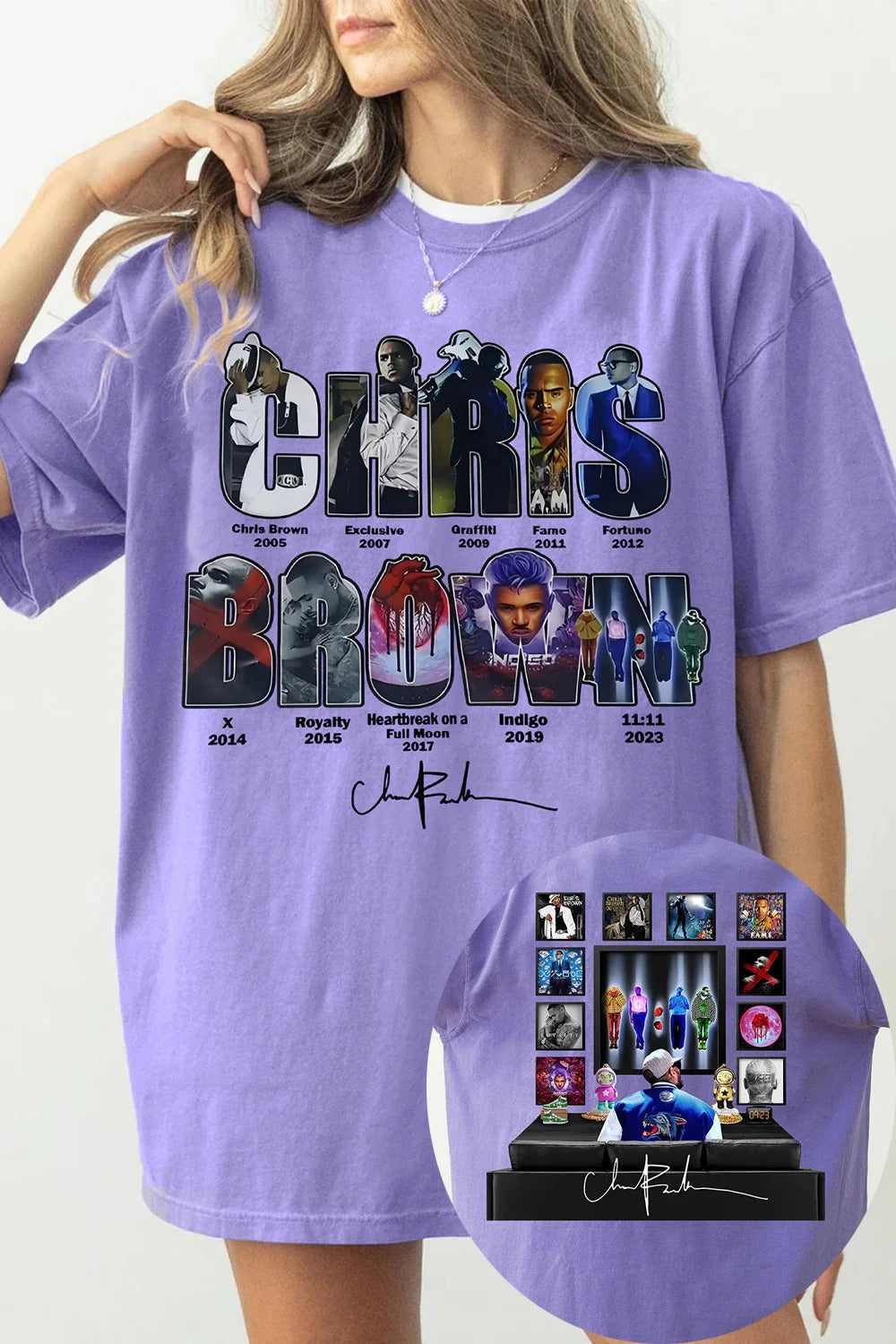 Women's Chris Brown Live Concert Graphic Shirt