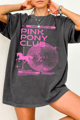 Women’s Pink Pony Club T-Shirt Chappell Roan LGBT Support