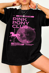 Women’s Pink Pony Club T-Shirt Chappell Roan LGBT Support