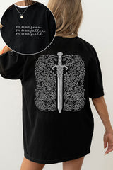 Women's “You Do Not Yield, You Do Not Falter” Throne of Glass Tee