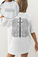 Women's “You Do Not Yield, You Do Not Falter” Throne of Glass Tee