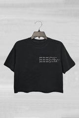 You Do Not Yield You Do Not Falter Thrones Of The Glass Crop Tee For Women